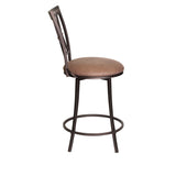 English Elm Steve Silver - Sedona - Swivel Counter Stool - Dark Brown