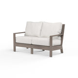 Laguna Loveseat in Canvas Flax, No Welt SW3501-22-FLAX-STKIT Sunset West