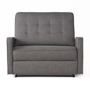 English Elm Christopher Knight Home® - 47" Wide Manual Standard Recliner with Plush Fabric Upholstery, Spacious 47" Seat, Durable Frame, Comfort Gray 61259.00GRY