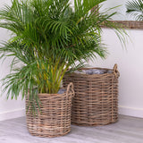 Park Hill Handwoven Rattan Floor Basket ECW16006