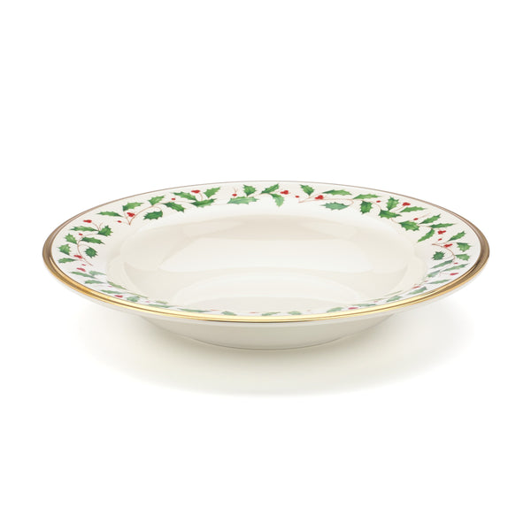 Lenox Holiday Soup Bowl Red & Green, IVORY PORCELAIN 146504250