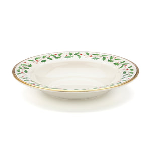 Lenox Holiday Soup Bowl Red & Green, IVORY PORCELAIN 146504250