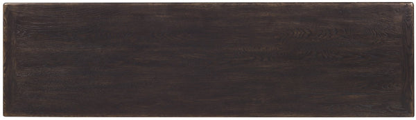 Hooker Furniture Driftwood Nine-Drawer Dresser With Cedar-Lined Bottom Drawers, Removable Jewelry Tray, Oak Solids Blacks 6820-90201-99