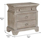 A.R.T. Furniture Summer Creek Light-Keeper's Bedside Chest 251143-1303 Gray 251143-1303