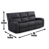 Steve Silver Lovell Power Sofa LO5168SC