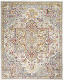 Nourison Juniper JPR04 Machine Made Power-loomed Traditional Indoor Only Bohemian Traditional Rug Ivory,Multi, Ivory Multicolor 100% Polypropylene 99446804112