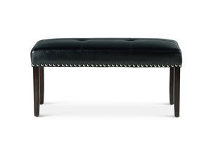 Steve Silver Westby Black Leatherette Dining Bench w/ WB380BN