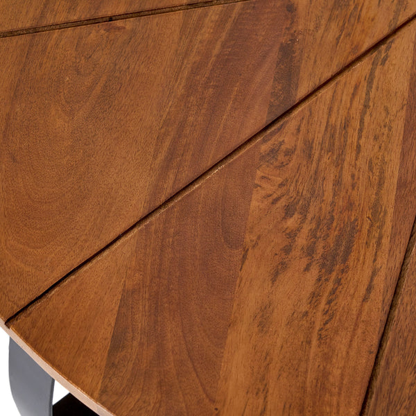 English Elm Christopher Knight Home® - Handcrafted Mango Wood & Iron Coffee Table — Modern Industrial Etched Top, Open Shelf, No Assembly 66492.00