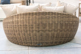 Havana Round Daybed in Canvas Natural w/ Self Welt SW1701-99-OTT-5404 Sunset West