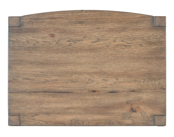 Hooker Furniture Vineyard Pecky Hickory Two-Drawer Nightstand In Sonoma Finish — Felt-Lined Drawer, Cord Clip, Rustic Charm 6952-90016-80