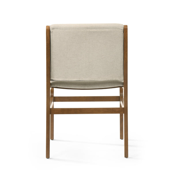 English Elm Christopher Knight Home® - DINING Chair Upholstered Rubberwood Frame Modern Contemporary Design Comfortable Seating Set Wheat 73421.00WHEAT