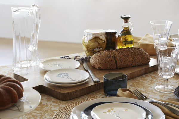 Lenox Wildflowers Accent Plates, Set of 4 White, WHITE STONEWARE 896608