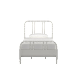 Homelegance By Top-Line Ambrose Metal Spool Bed White Metal