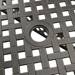 English Elm Christopher Knight Home® - ABIGAIL Outdoor Expandable Dining Table - Natural Acacia Top, Weather-Resistant Aluminum & Iron Base 60703.00