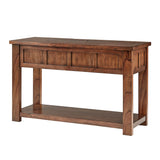 Homelegance By Top-Line Niccolo 48" Console Table Brown Wood