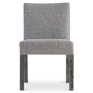 Bernhardt Bernhardt Menton Upholstered Side Chair With Sutton Wood Legs, Curved Arms, Durable Tailored Comfort 352541