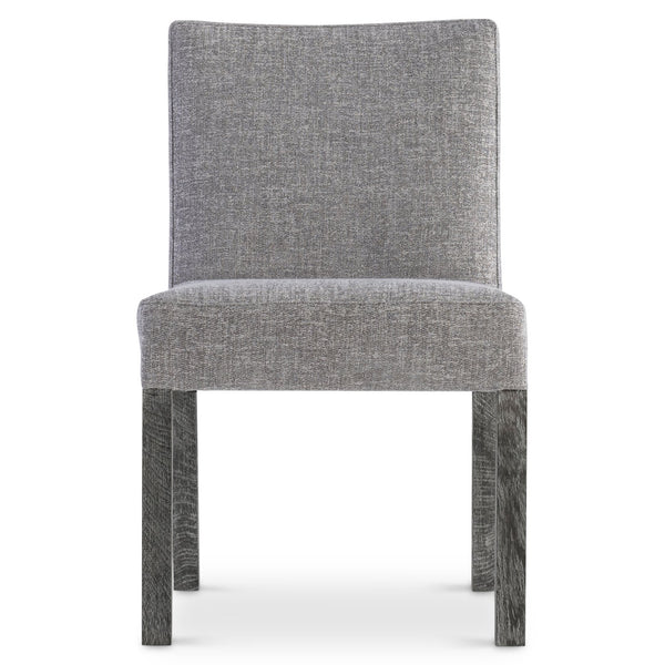 Bernhardt Bernhardt Menton Upholstered Side Chair With Sutton Wood Legs, Curved Arms, Durable Tailored Comfort 352541