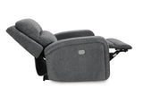 Parker House Polaris - Bizmark Grey Power Reclining Sofa And Recliner Grey 100% Polyester (W) Mpol-31ph-big