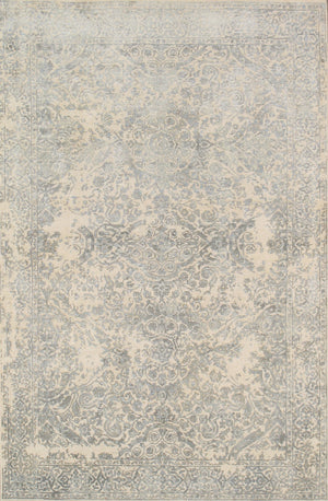 Pasargad Home Transitional Collection Hand-knotted Silk & Wool Area Rug For Luxurious Decor   Pce-1309-2 4x6