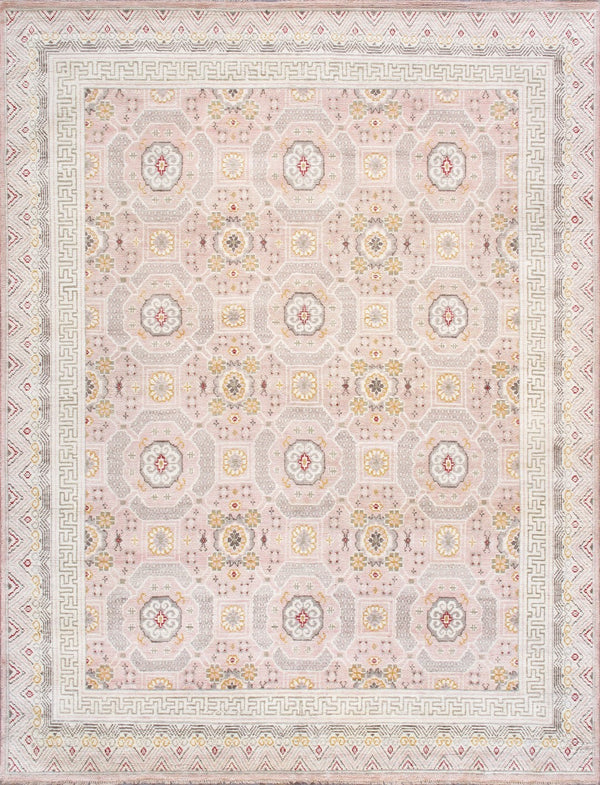 Pasargad Home Khotan Collection Hand-knotted Camel Wool Area Rug - Timeless Elegance For Your Space   Pa-29 9x12