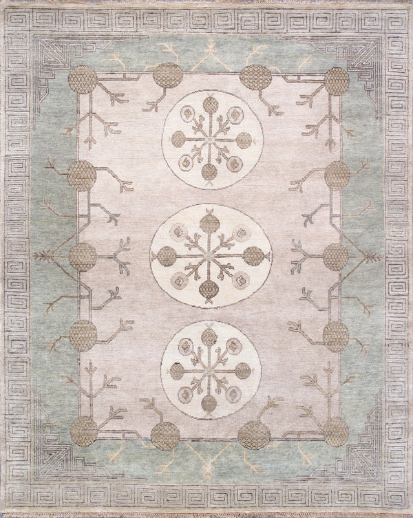 Pasargad Home Khotan Collection Hand-knotted Camel Wool Area Rug - Timeless Elegance For Your Space   Pa-31a 8x10