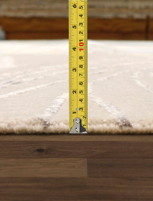 Pasargad Home Modern Hand-knotted Area Rug – Elegant Abstract Design In Premium Viscose Silk & Wool   Pa-9 12x15