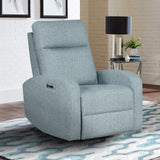 Parker Living Thriller - Natural Beauty Blue Power Swivel Glider Recliner - Set of 2 Natural Beauty Blue MTHR#812GSP-2-NBB Parker House