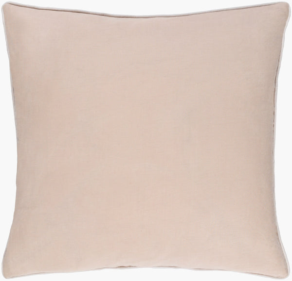 Surya Pagoda 18"L X 18"W Decorative Accent Pillow - Soft Linen-cotton Blend, Intricate Stitching, Durable Design Metallic Gold Linen,Cotton Pag001-1818p