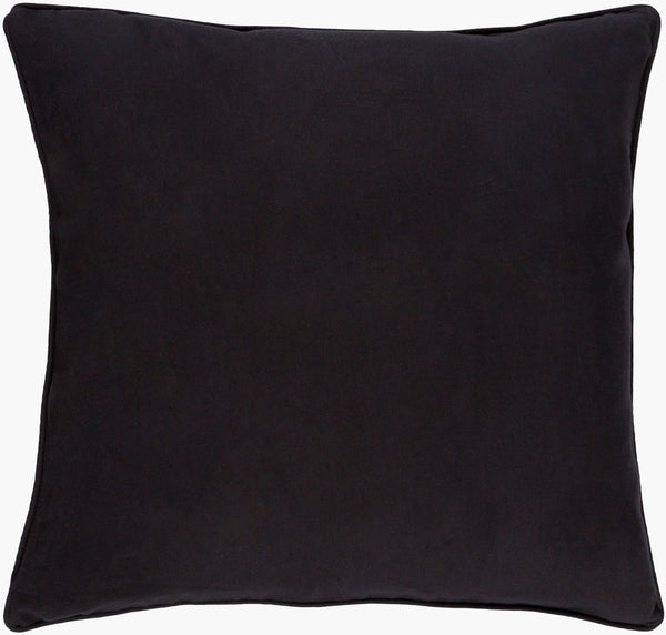 Surya Pagoda 13"L X 20"W Decorative Lumbar Pillow - Soft Linen-cotton Blend With Intricate Detailing Metallic Silver Linen,Cotton Pag004-1320p