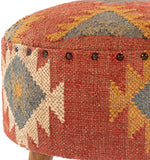 Panja PAJ-005 16"H x 16"W x 16"D Ottoman PAJ-005 Livabliss Surya