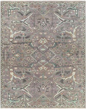 Surya Palais Hand-knotted 10' X 14' Wool Rug - Handmade Luxury With Intricate Design & Fringe Detail Light Gray Wool Pal2300-23