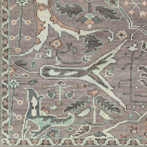 Surya Palais Hand-knotted 10' X 14' Wool Rug - Handmade Luxury With Intricate Design & Fringe Detail Light Gray Wool Pal2300-23