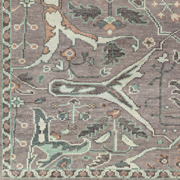 Surya Palais Hand-knotted 10' X 14' Wool Rug - Handmade Luxury With Intricate Design & Fringe Detail Light Gray Wool Pal2300-23