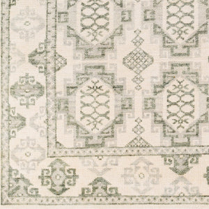 Surya Palais Hand-knotted 10' X 14' Wool Rug - Handmade Luxury With Intricate Design & Fringe Detail Sage Wool Pal2303-23