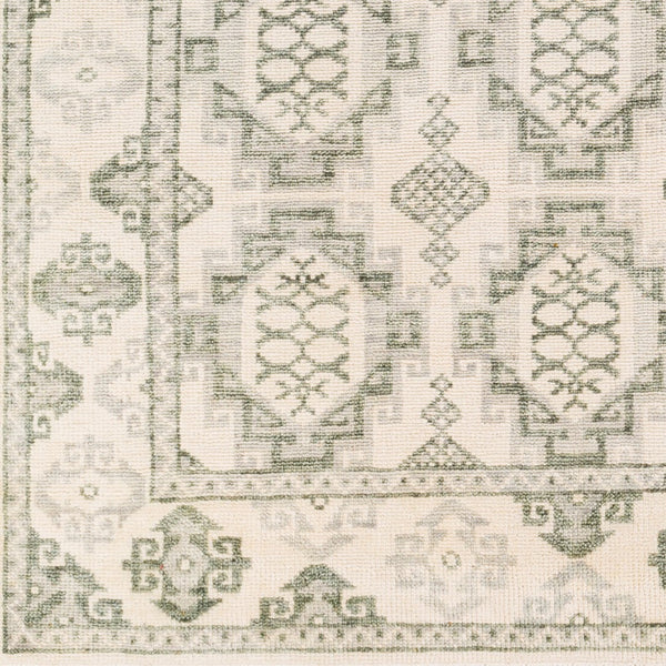 Surya Palais Hand-knotted 10' X 14' Wool Rug - Handmade Luxury With Intricate Design & Fringe Detail Sage Wool Pal2303-23
