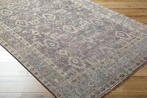 Palais PAL-2307 8'10" x 12' Handmade Rug PAL2307-81012  Gray, Medium Gray, Ivory, Seafoam, Taupe Surya