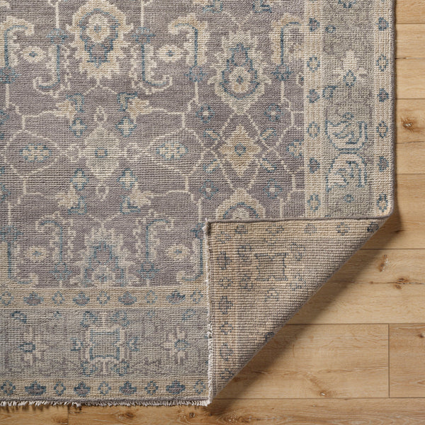 Palais PAL-2307 8'10" x 12' Handmade Rug PAL2307-81012  Gray, Medium Gray, Ivory, Seafoam, Taupe Surya