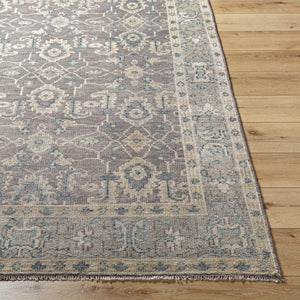 Palais PAL-2307 8'10" x 12' Handmade Rug PAL2307-81012  Gray, Medium Gray, Ivory, Seafoam, Taupe Surya