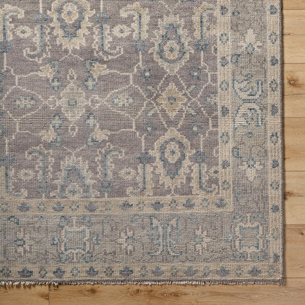 Palais PAL-2307 8'10" x 12' Handmade Rug PAL2307-81012  Gray, Medium Gray, Ivory, Seafoam, Taupe Surya