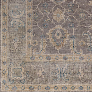 Palais PAL-2307 8'10" x 12' Handmade Rug PAL2307-81012  Gray, Medium Gray, Ivory, Seafoam, Taupe Surya