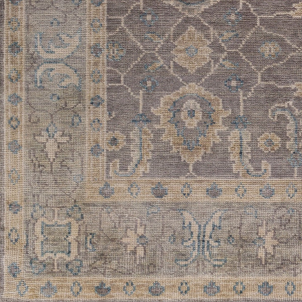 Surya Palais Hand-knotted 10' X 14' Wool Rug - Handmade Luxury With Intricate Design & Fringe Detail Gray Wool Pal2307-23
