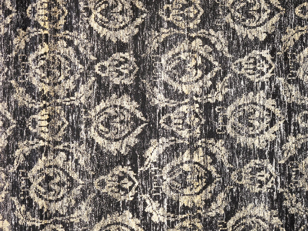 Pasargad Home Sari Silk Collection Hand-knotted Area Rug In Rich Jewel Tones For Stunning Decor   Pale-1 8x10