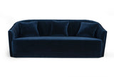 VIG Furniture Divani Casa Palomar Modern Blue Velvet & Brass Sofa VGVCS1811-BLU-SOFA