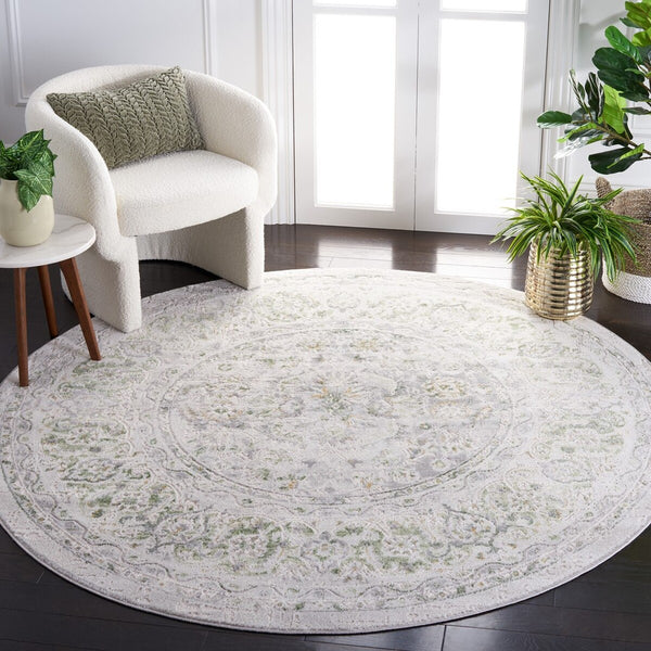 Safavieh Palma 326 Power Loomed  Rug Beige / Green PAM326A-2