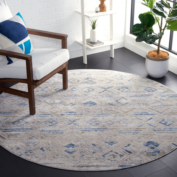 Safavieh Palma 332 Power Loomed  Rug Beige / Light Blue PAM332A-2