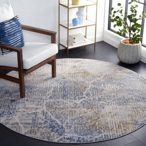 Safavieh Palma 346 Power Loomed  Rug Beige / Light Blue PAM346A-2