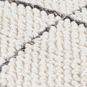 Surya Pane Eco-friendly 18"X18" Modern Accent Pillow – Stylish, Sustainable, Outdoor Safe & Easy Care Off,White Recycled Pet Yarn,Polyester Pan001-2222d