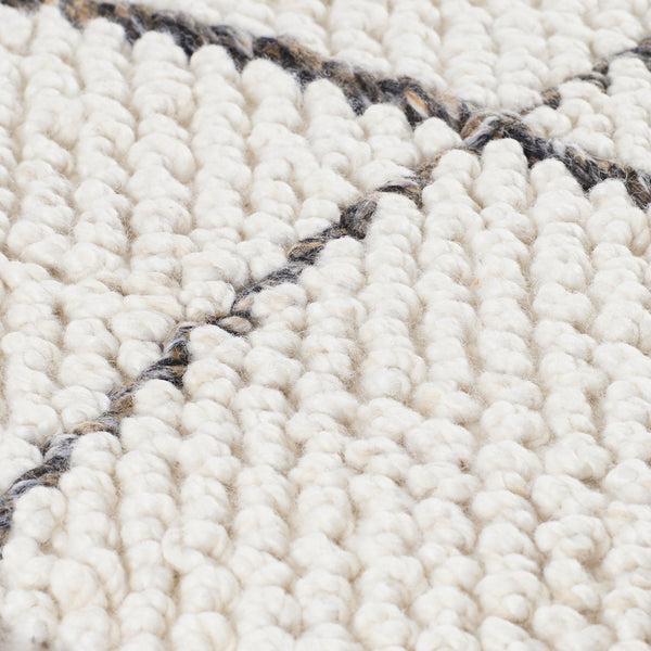 Surya Pane Eco-friendly 18"X18" Modern Accent Pillow – Stylish, Sustainable, Outdoor Safe & Easy Care Off,White Recycled Pet Yarn,Polyester Pan001-2222d