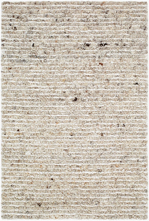 Livabliss Passion Collection Hand Tufted Wool Area Rug for Living Room or Primary Bedroom Cream, Ivory 2' x 3' PAN2302-23