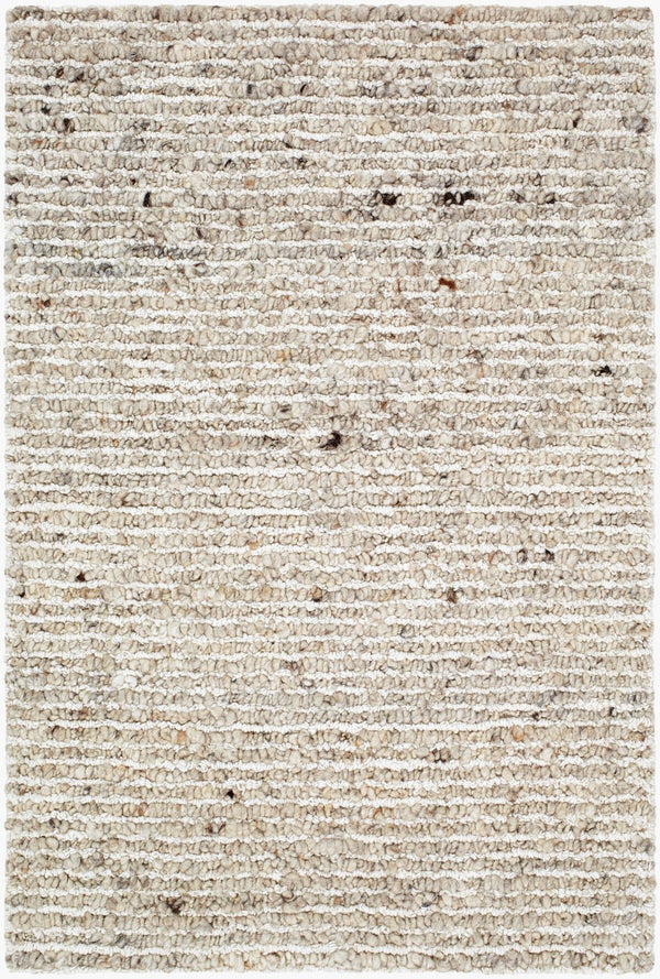 Livabliss Passion Collection Hand Tufted Wool Area Rug for Living Room or Primary Bedroom Cream, Ivory 2' x 3' PAN2302-23